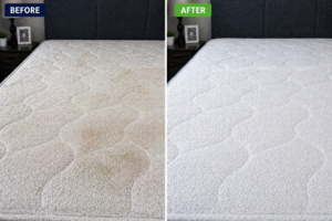 Kwik Dry Mattress Cleaning Before and After 1